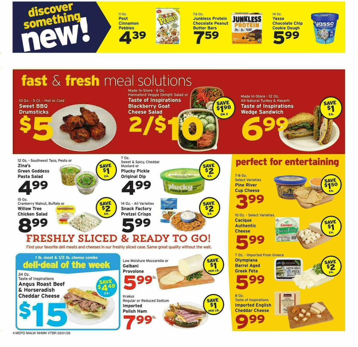 Hannaford Weekly Ad from March 1