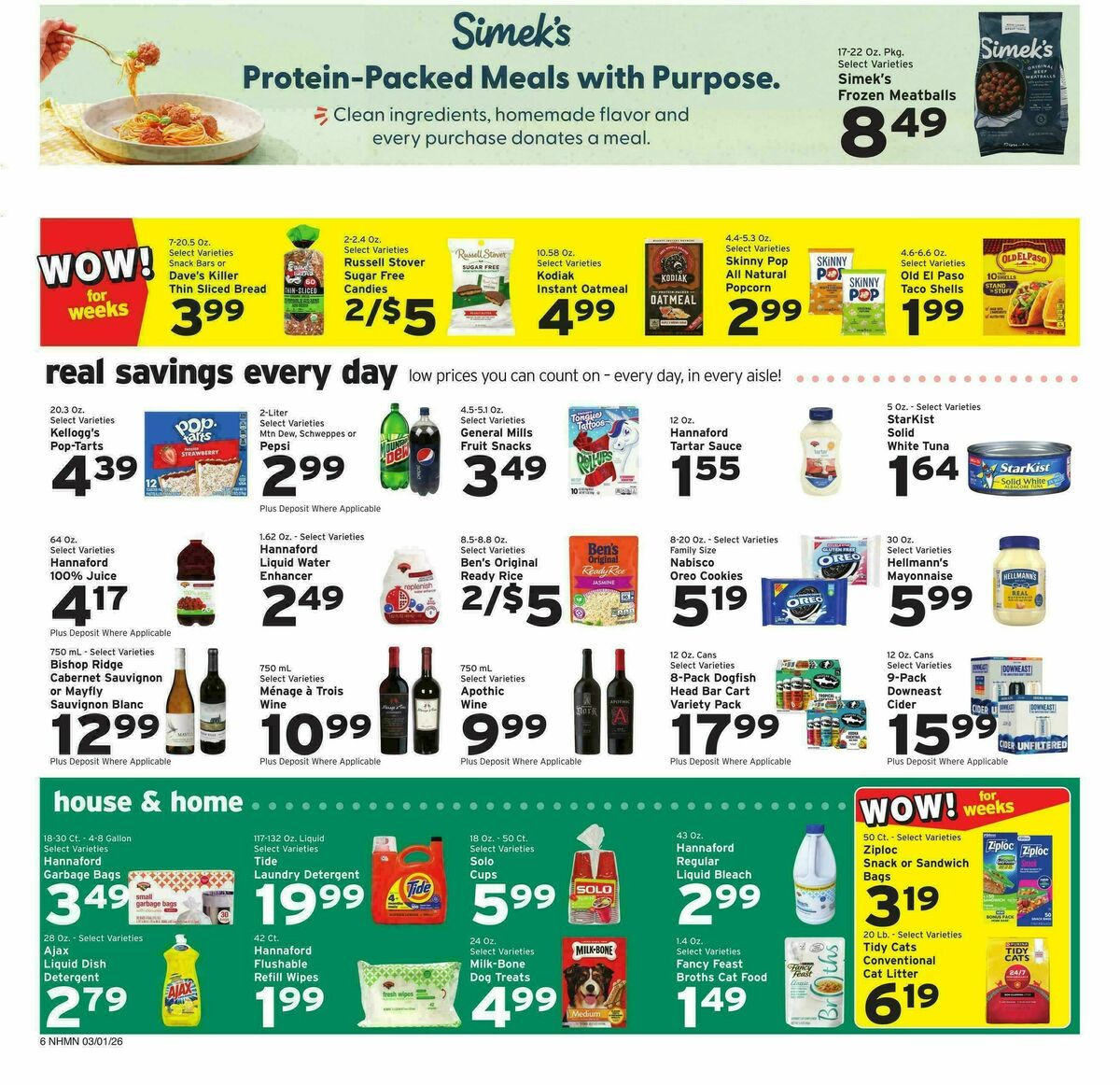 Hannaford Weekly Ad from March 1