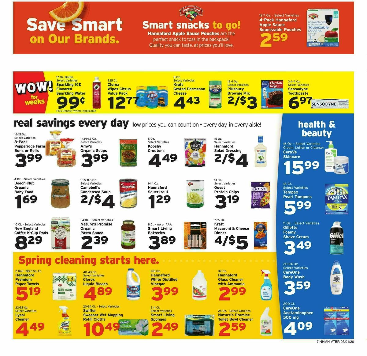 Hannaford Weekly Ad from March 1