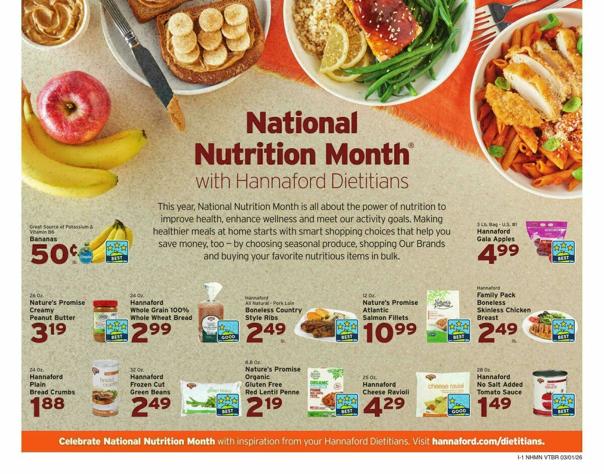 Hannaford Weekly Ad from March 1
