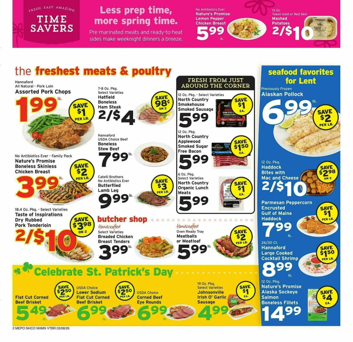 Hannaford Weekly Ad from March 8