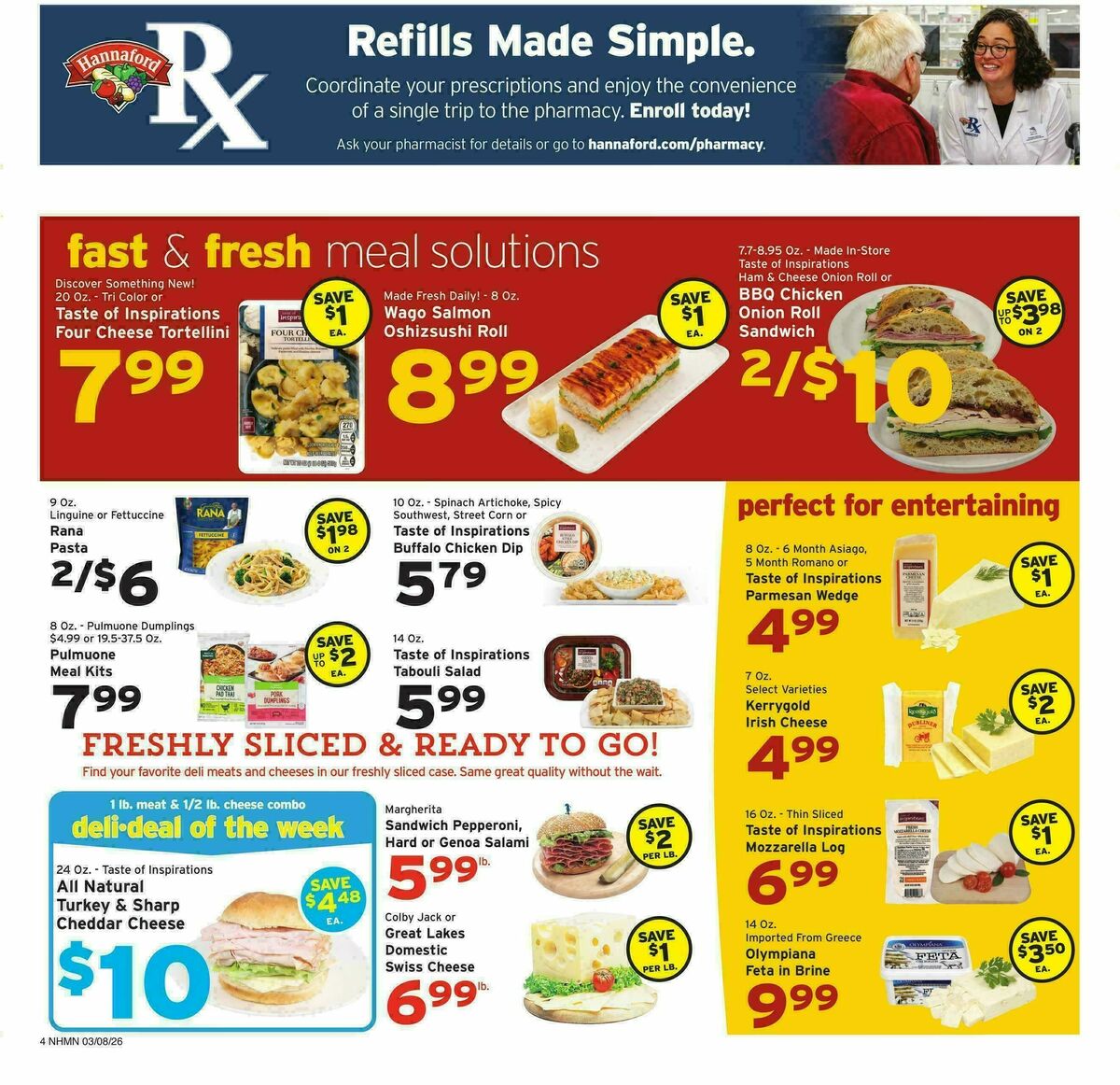 Hannaford Weekly Ad from March 8