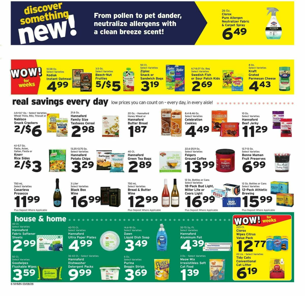 Hannaford Weekly Ad from March 8