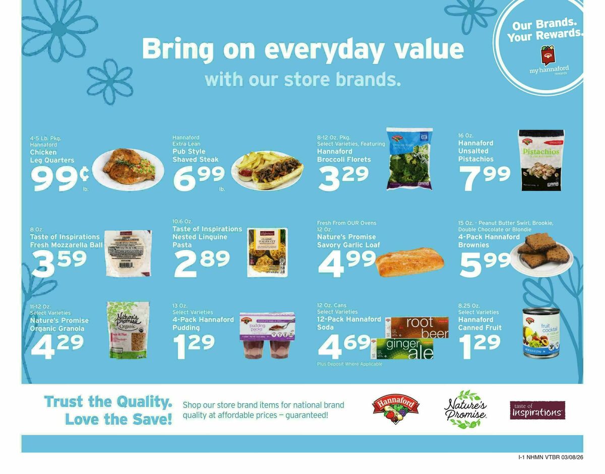 Hannaford Weekly Ad from March 8