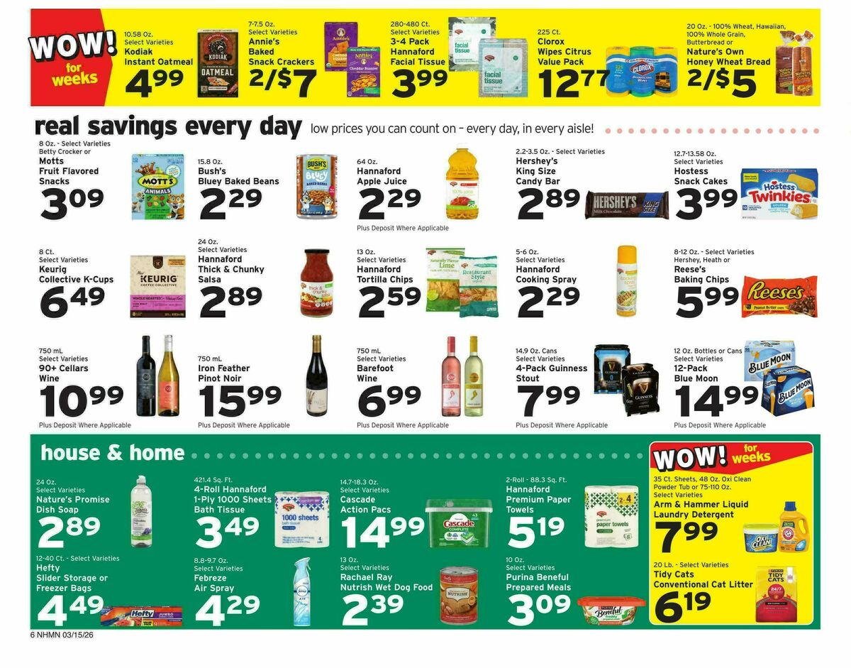 Hannaford Weekly Ad from March 15