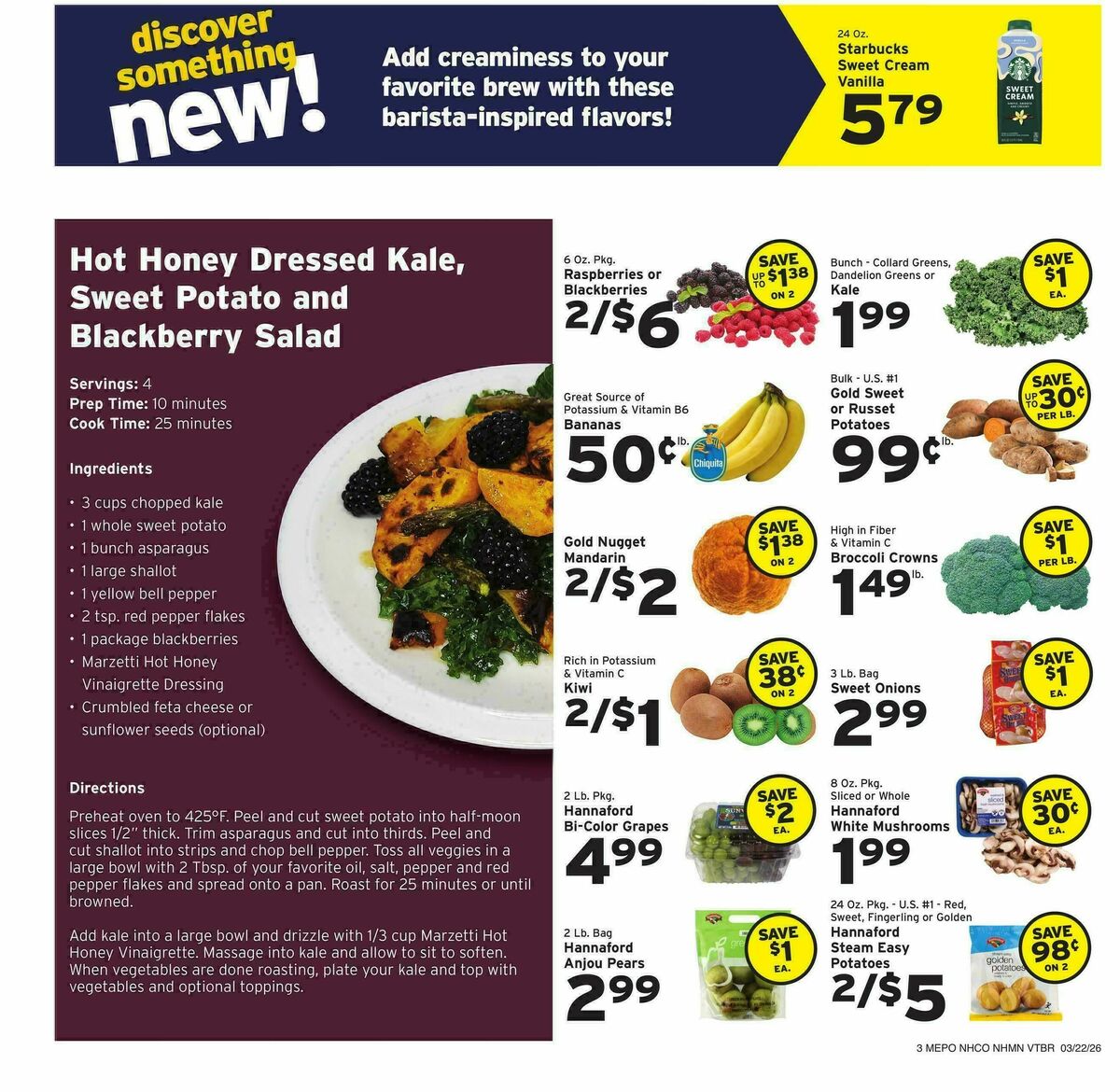 Hannaford Weekly Ad from March 22