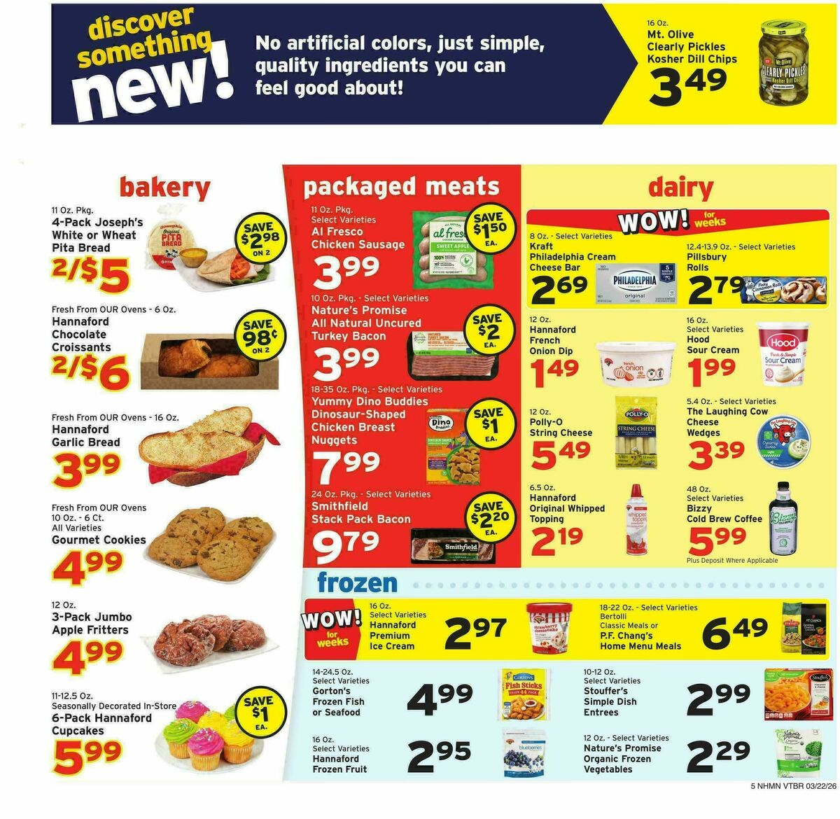 Hannaford Weekly Ad from March 22