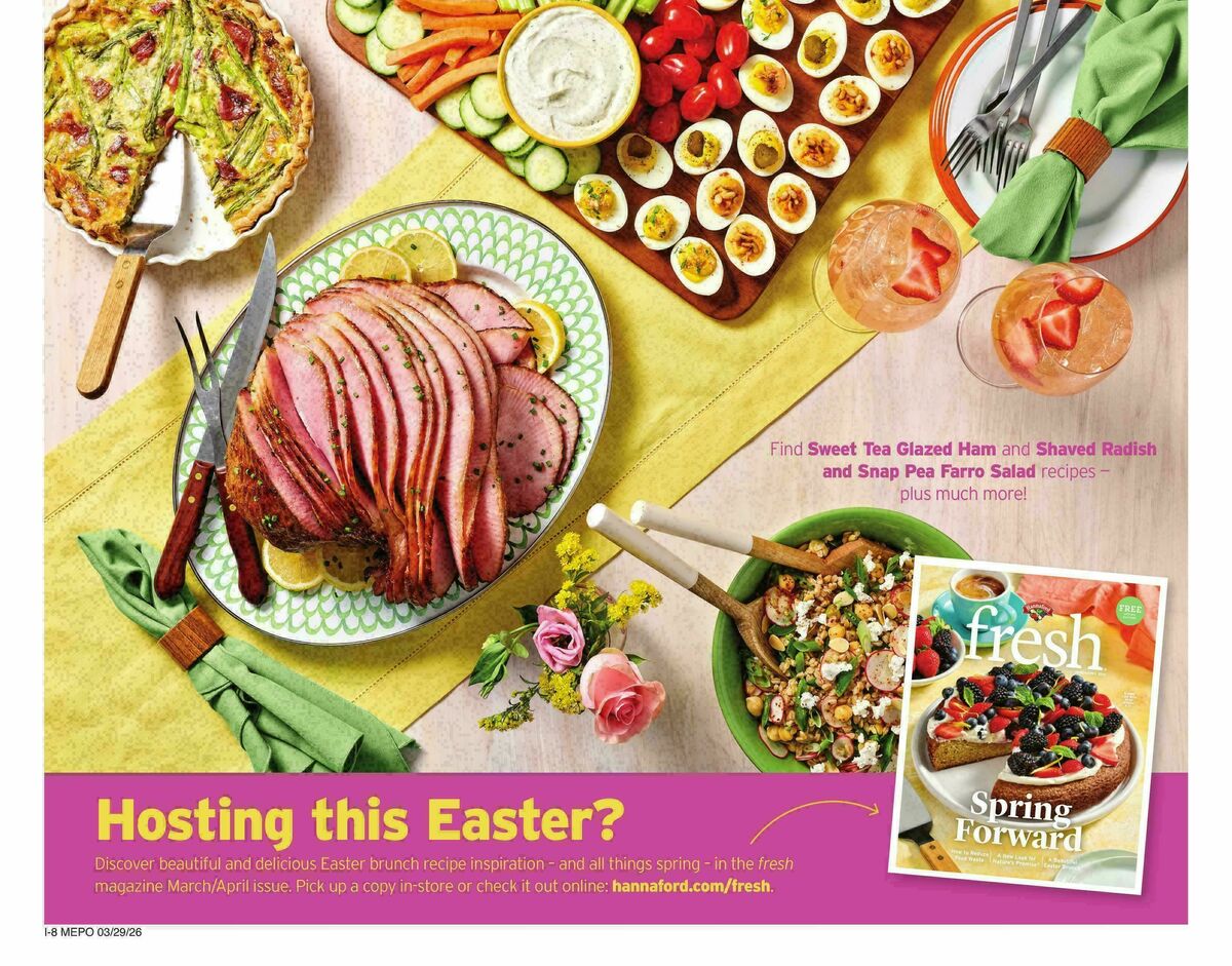 Hannaford Weekly Ad from March 29