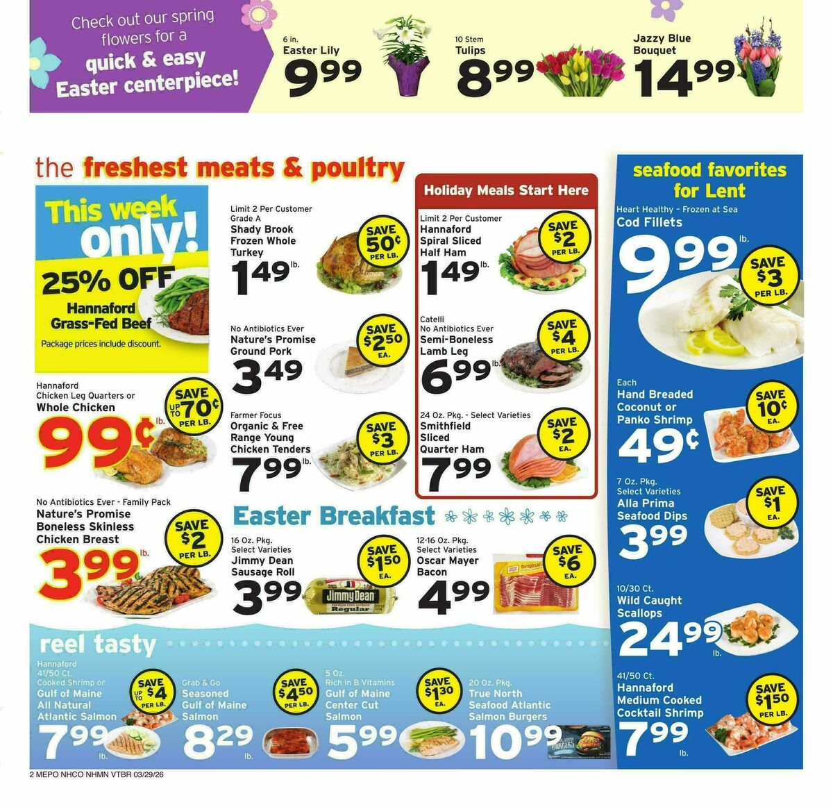 Hannaford Weekly Ad from March 29
