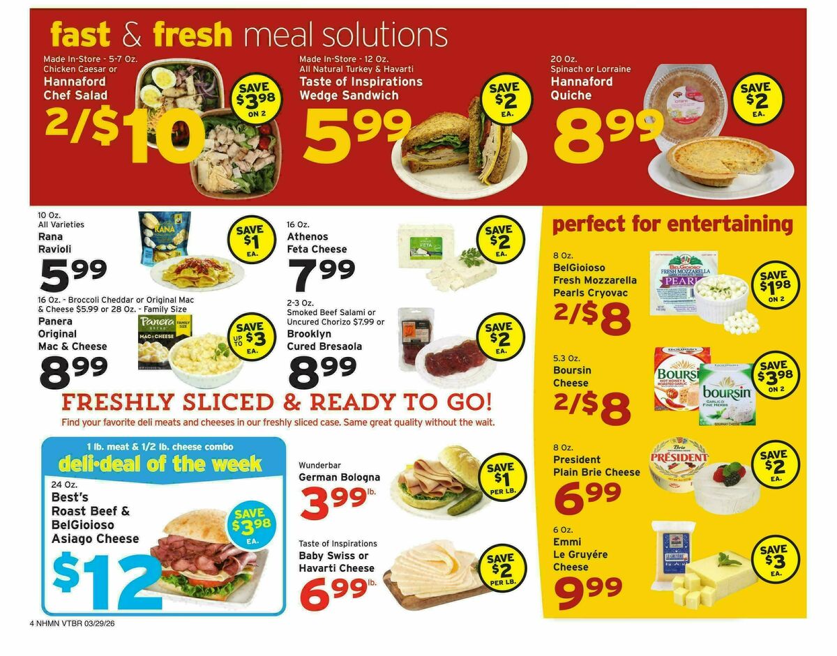 Hannaford Weekly Ad from March 29
