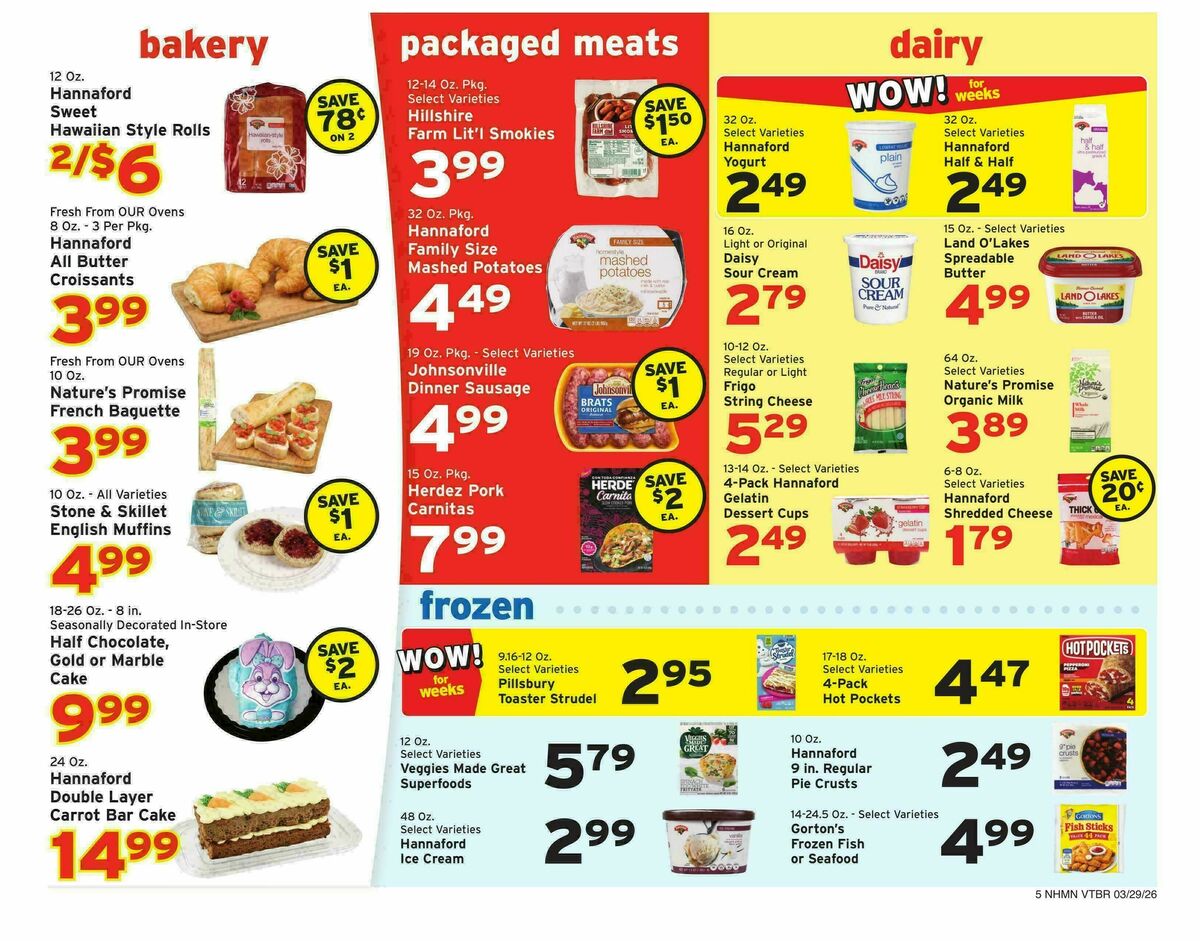 Hannaford Weekly Ad from March 29