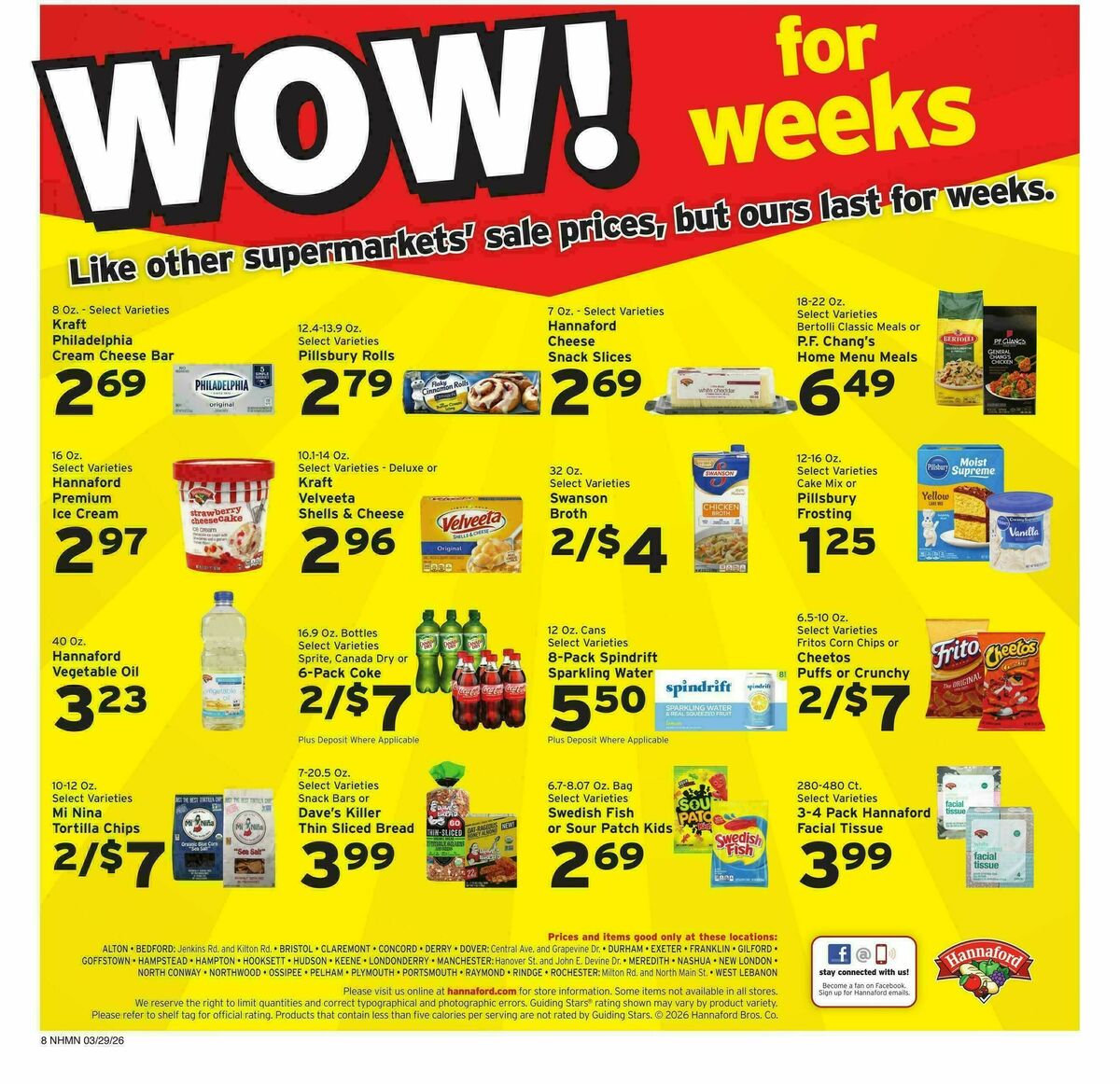 Hannaford Weekly Ad from March 29
