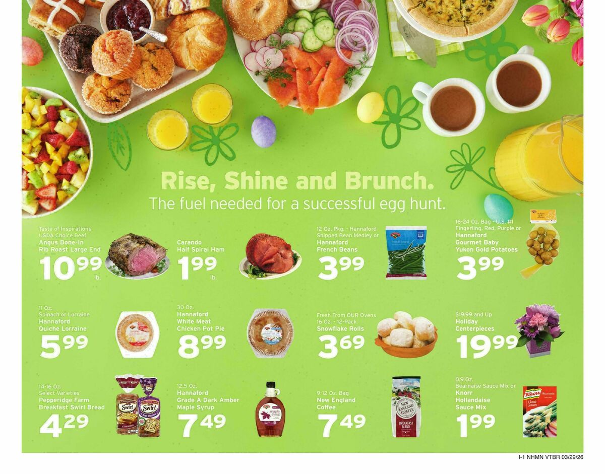 Hannaford Weekly Ad from March 29