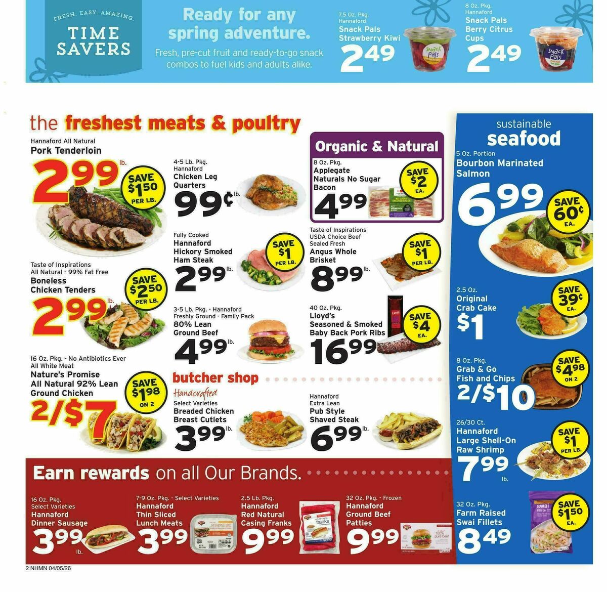 Hannaford Weekly Ad from April 5