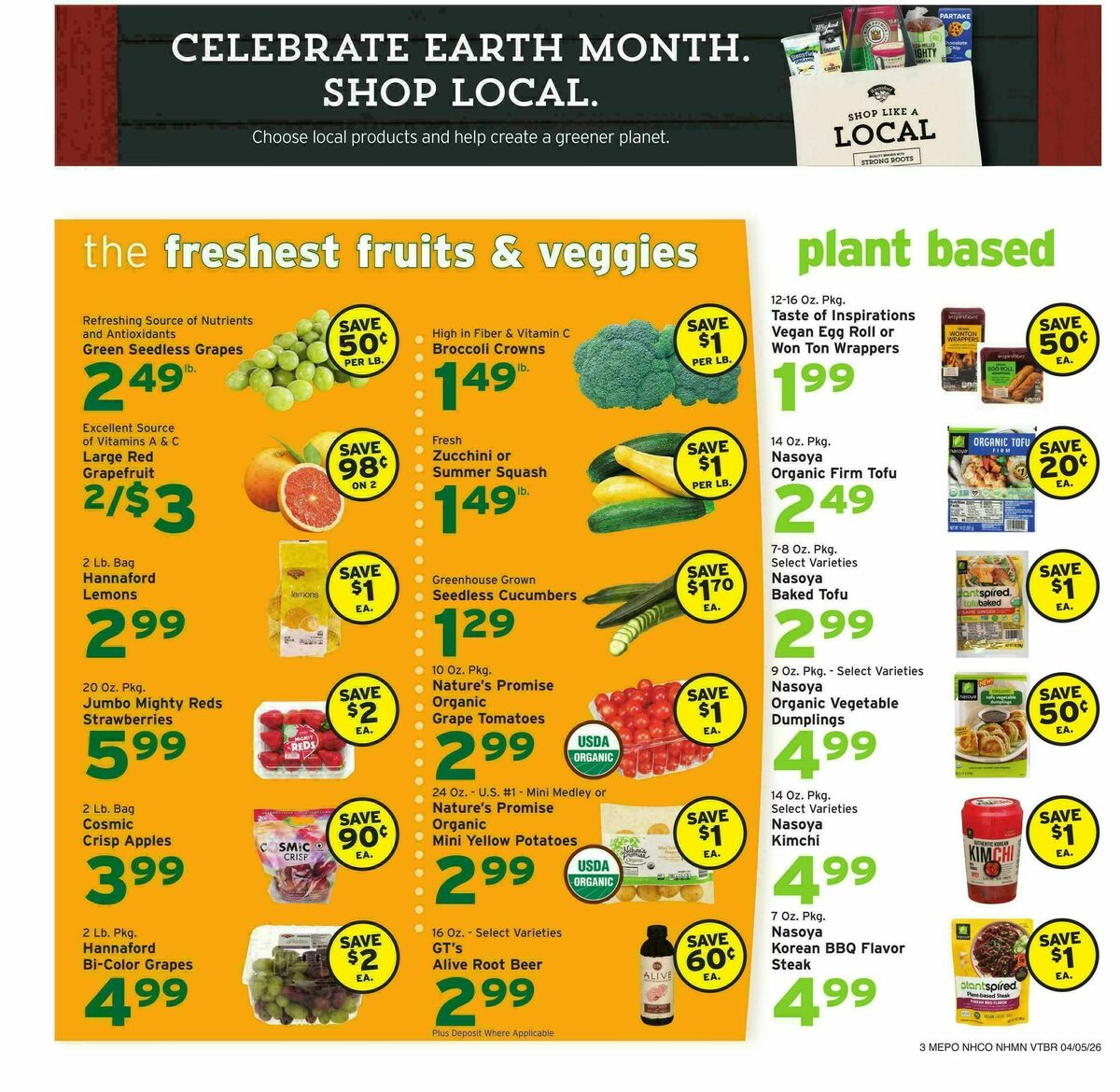 Hannaford Weekly Ad from April 5