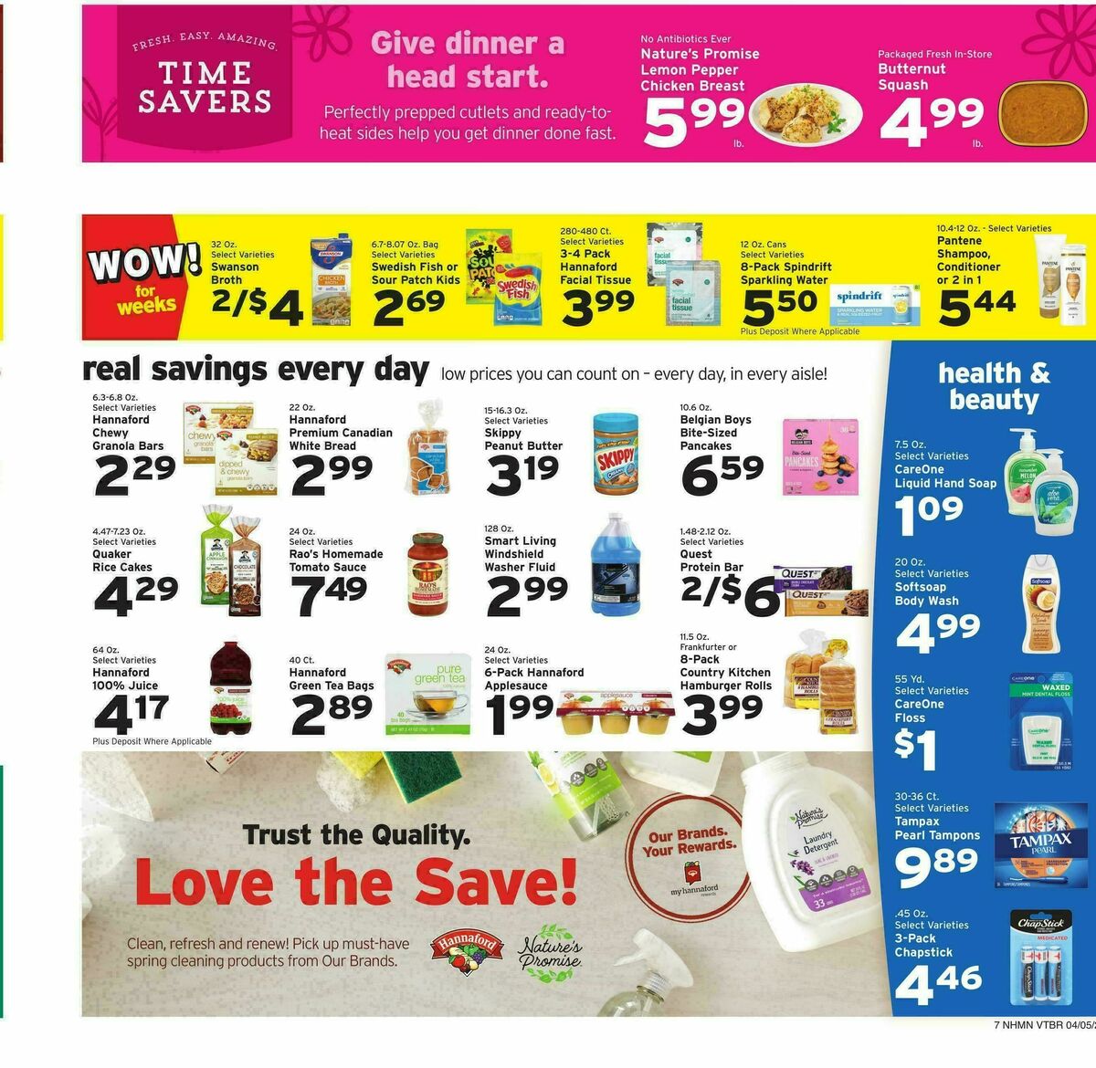 Hannaford Weekly Ad from April 5
