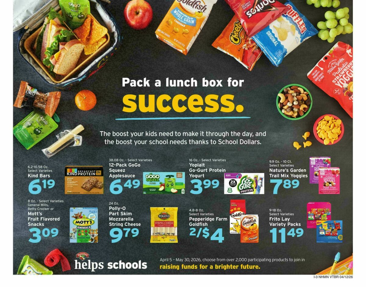 Hannaford Weekly Ad from April 12