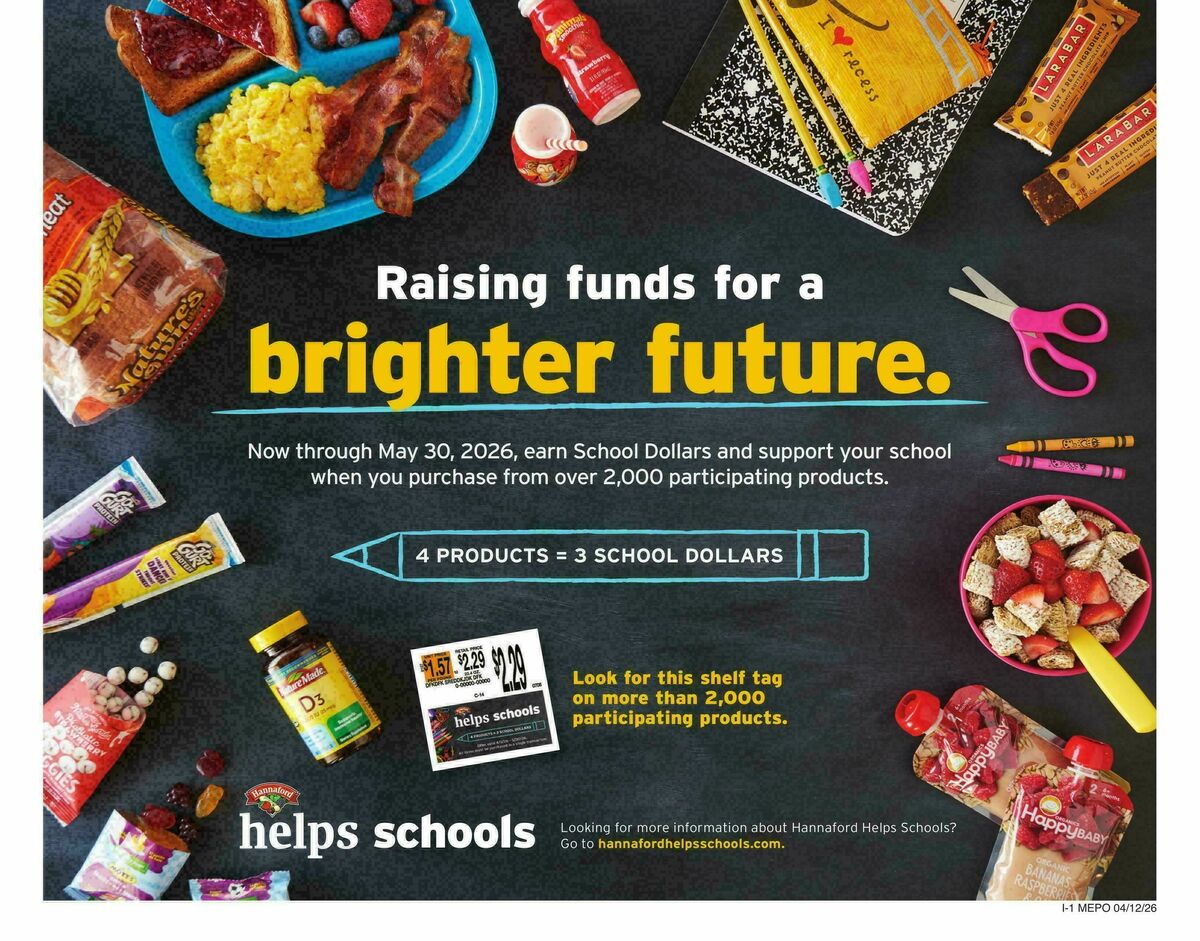 Hannaford Weekly Ad from April 12