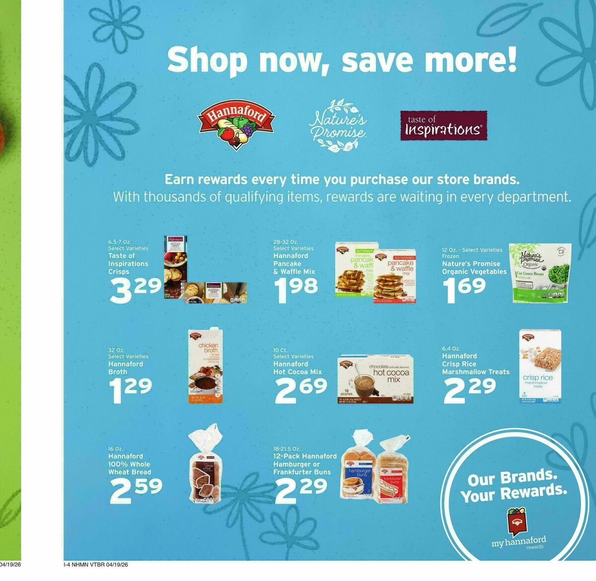 Hannaford Weekly Ad from April 19