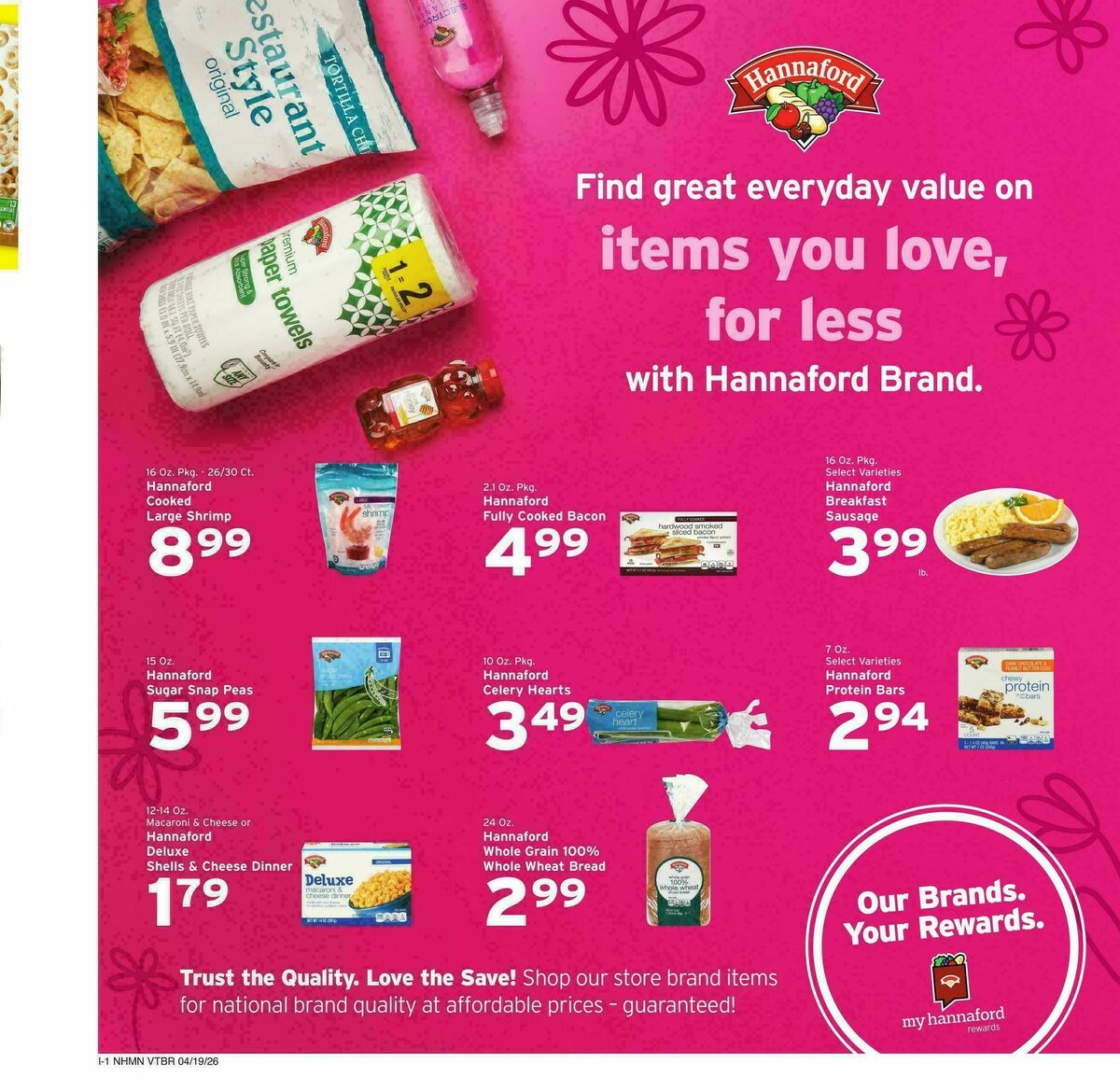 Hannaford Weekly Ad from April 19