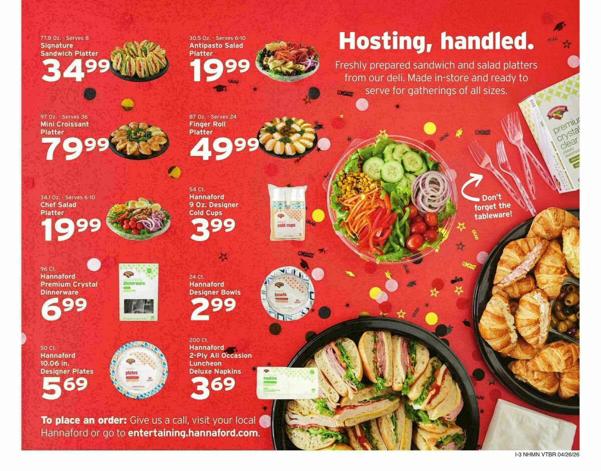 Hannaford Weekly Ad from April 26