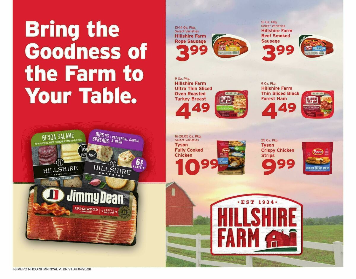 Hannaford Weekly Ad from April 26