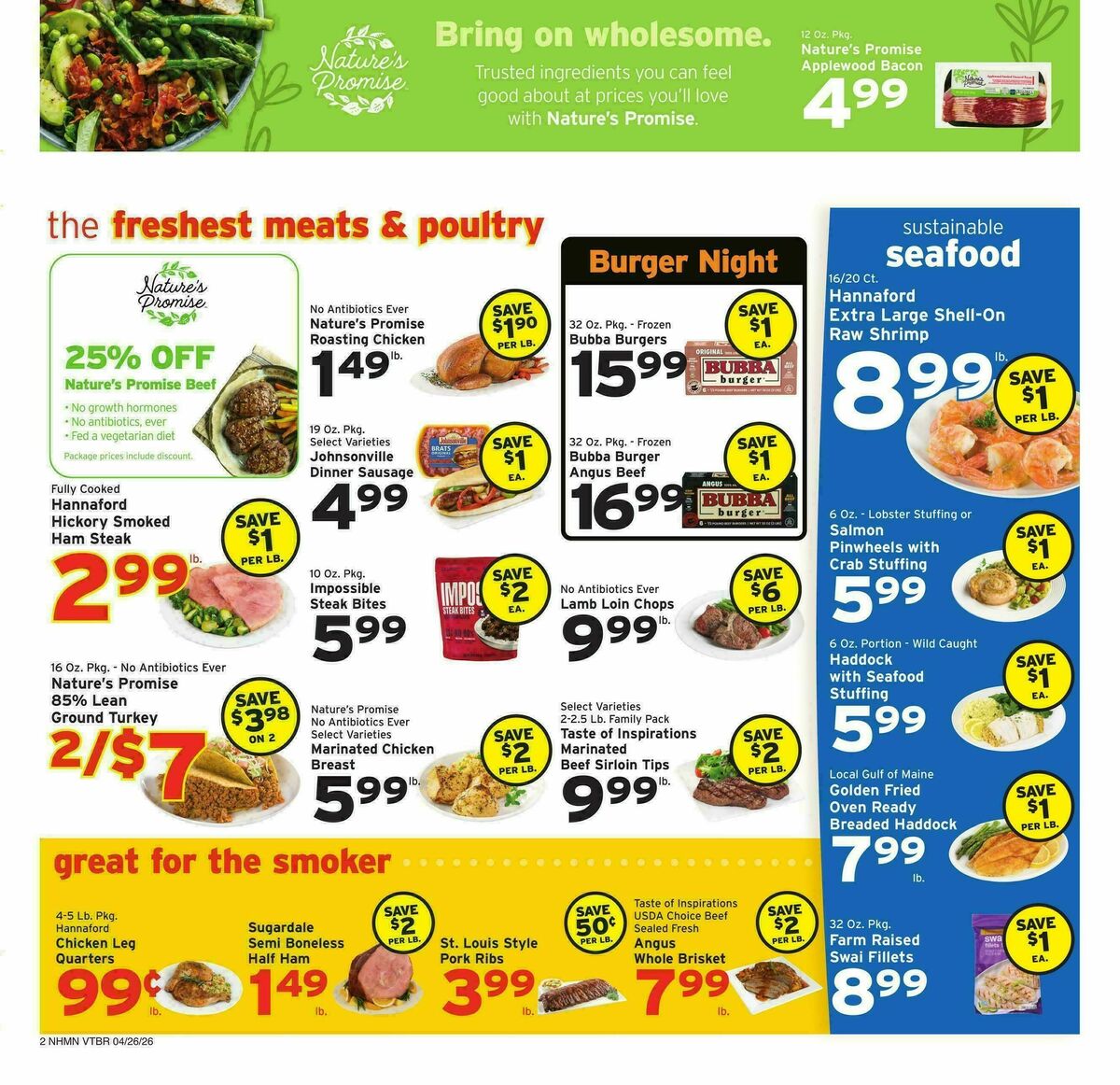 Hannaford Weekly Ad from April 26