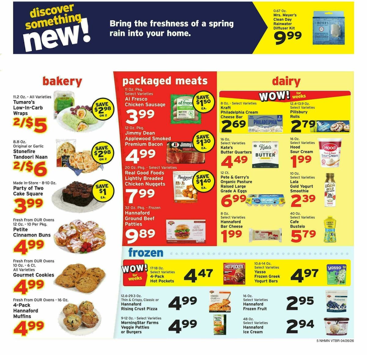 Hannaford Weekly Ad from April 26