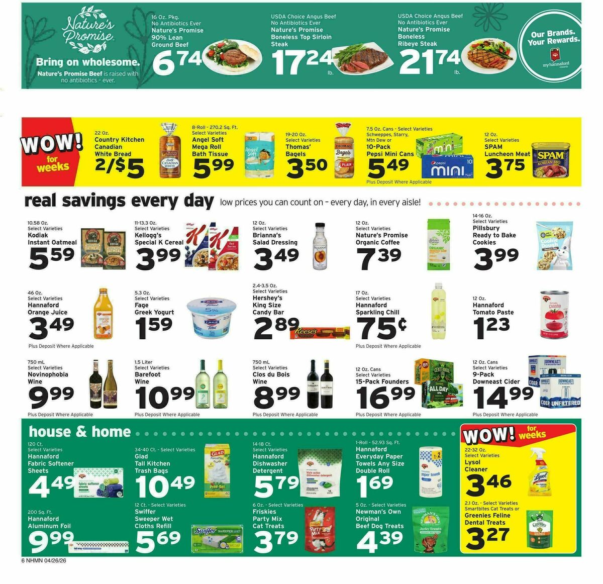 Hannaford Weekly Ad from April 26