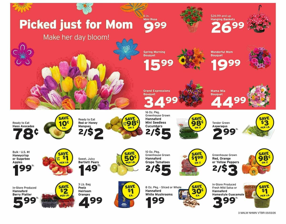 Hannaford Weekly Ad from May 3