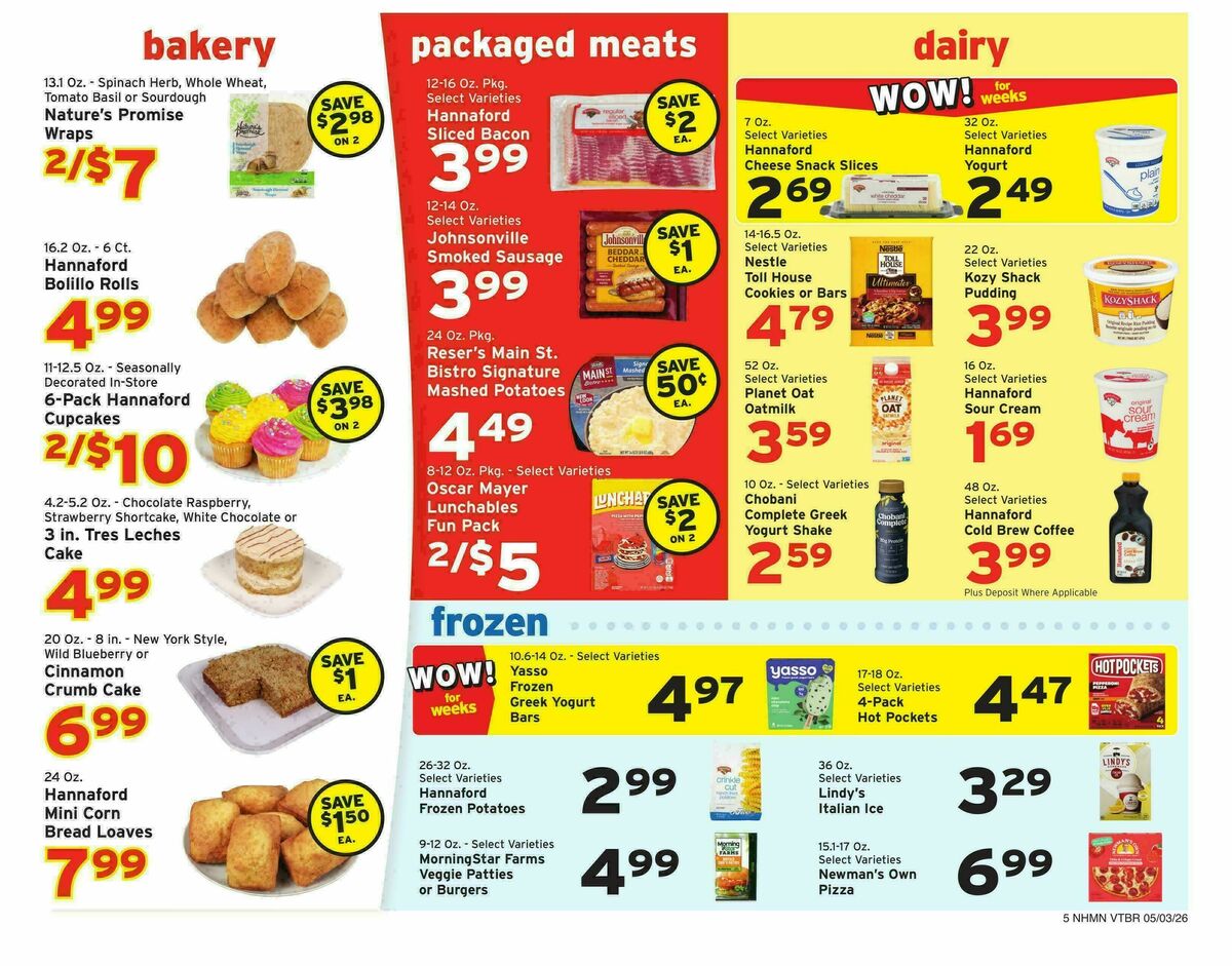 Hannaford Weekly Ad from May 3