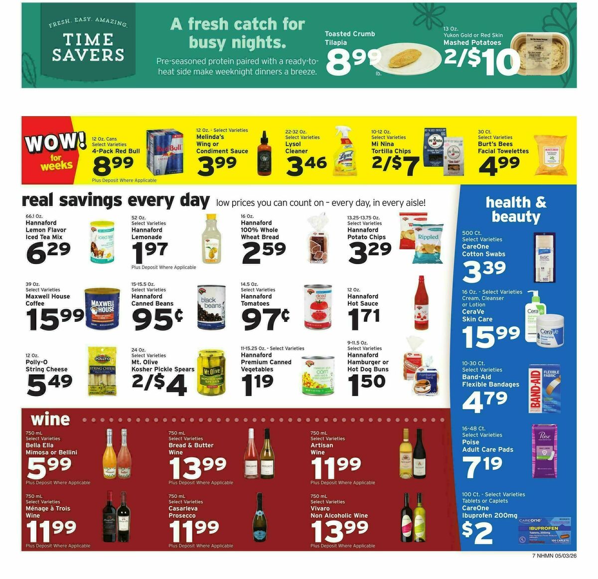 Hannaford Weekly Ad from May 3