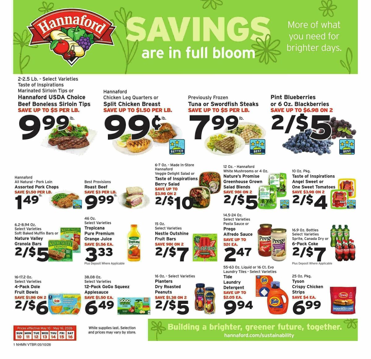 Hannaford Weekly Ad from May 10