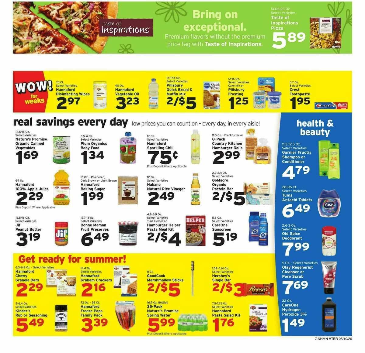 Hannaford Weekly Ad from May 10