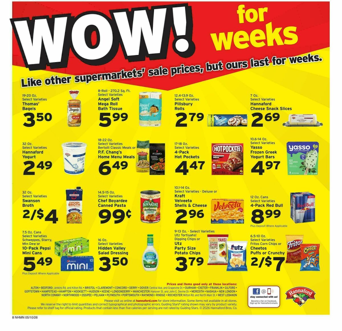 Hannaford Weekly Ad from May 10