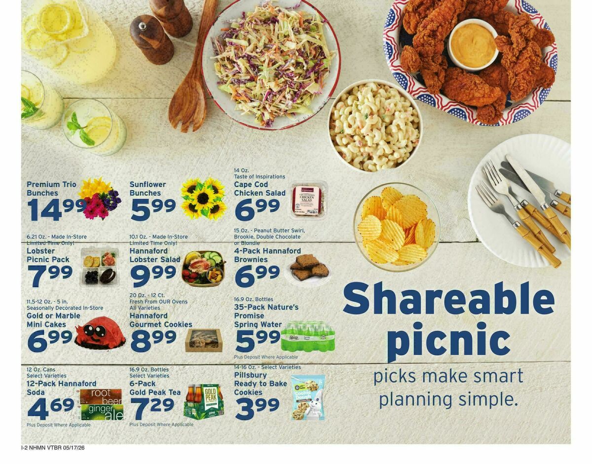 Hannaford Weekly Ad from May 17