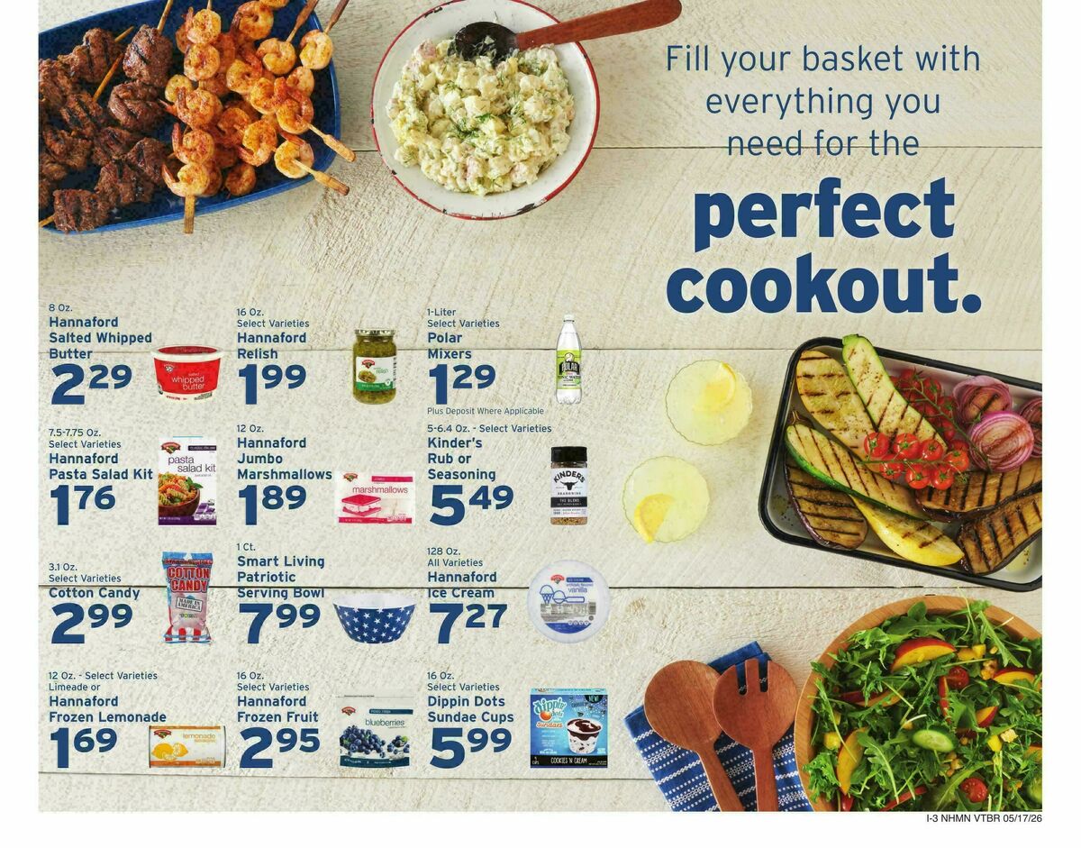 Hannaford Weekly Ad from May 17