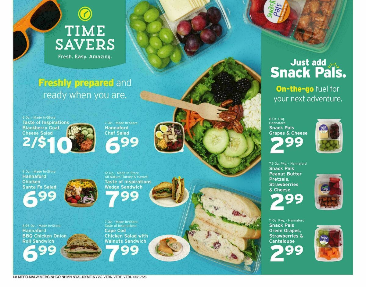 Hannaford Weekly Ad from May 17