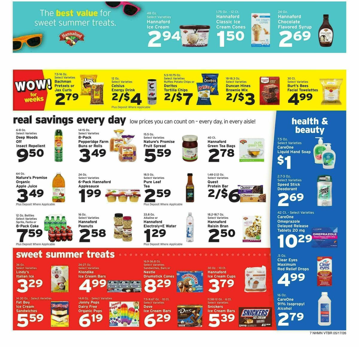 Hannaford Weekly Ad from May 17