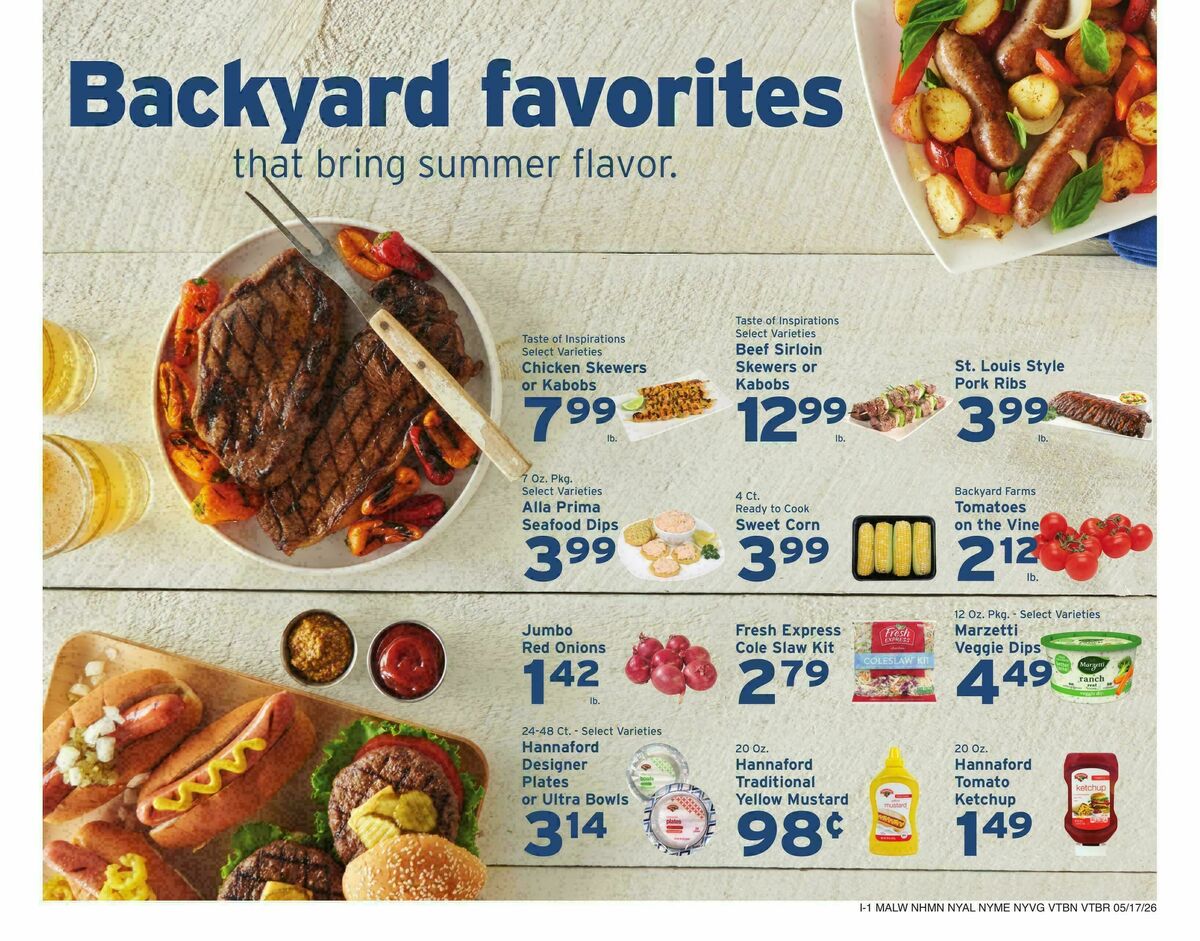 Hannaford Weekly Ad from May 17