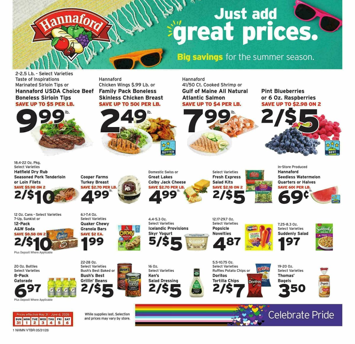 Hannaford Weekly Ad from May 31