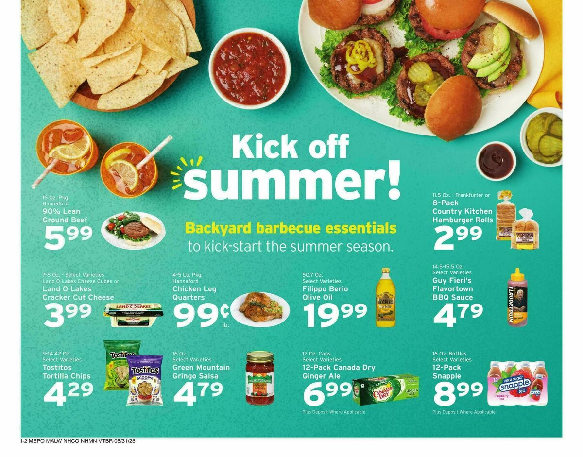 Hannaford Weekly Ad from May 31