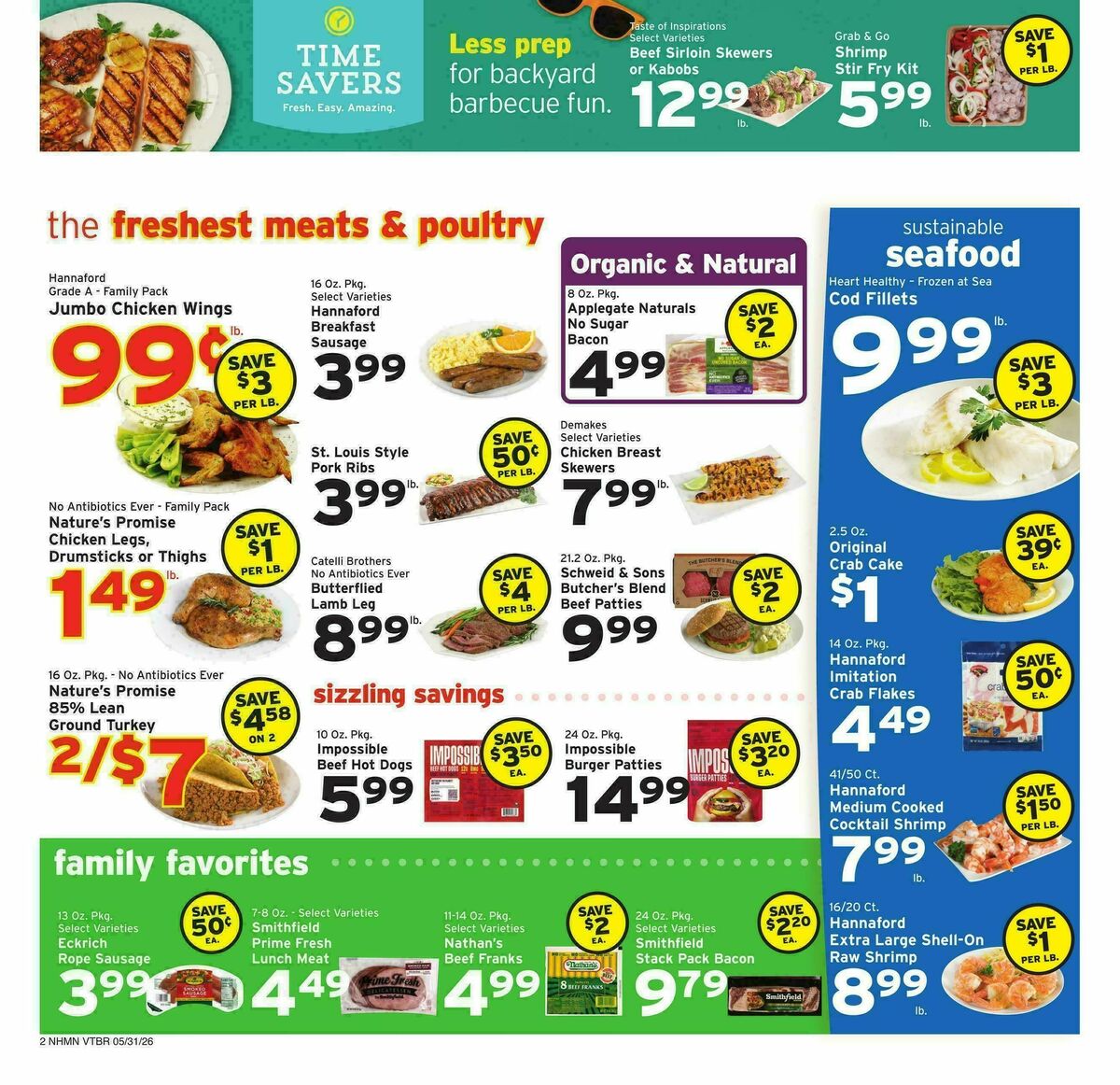 Hannaford Weekly Ad from May 31
