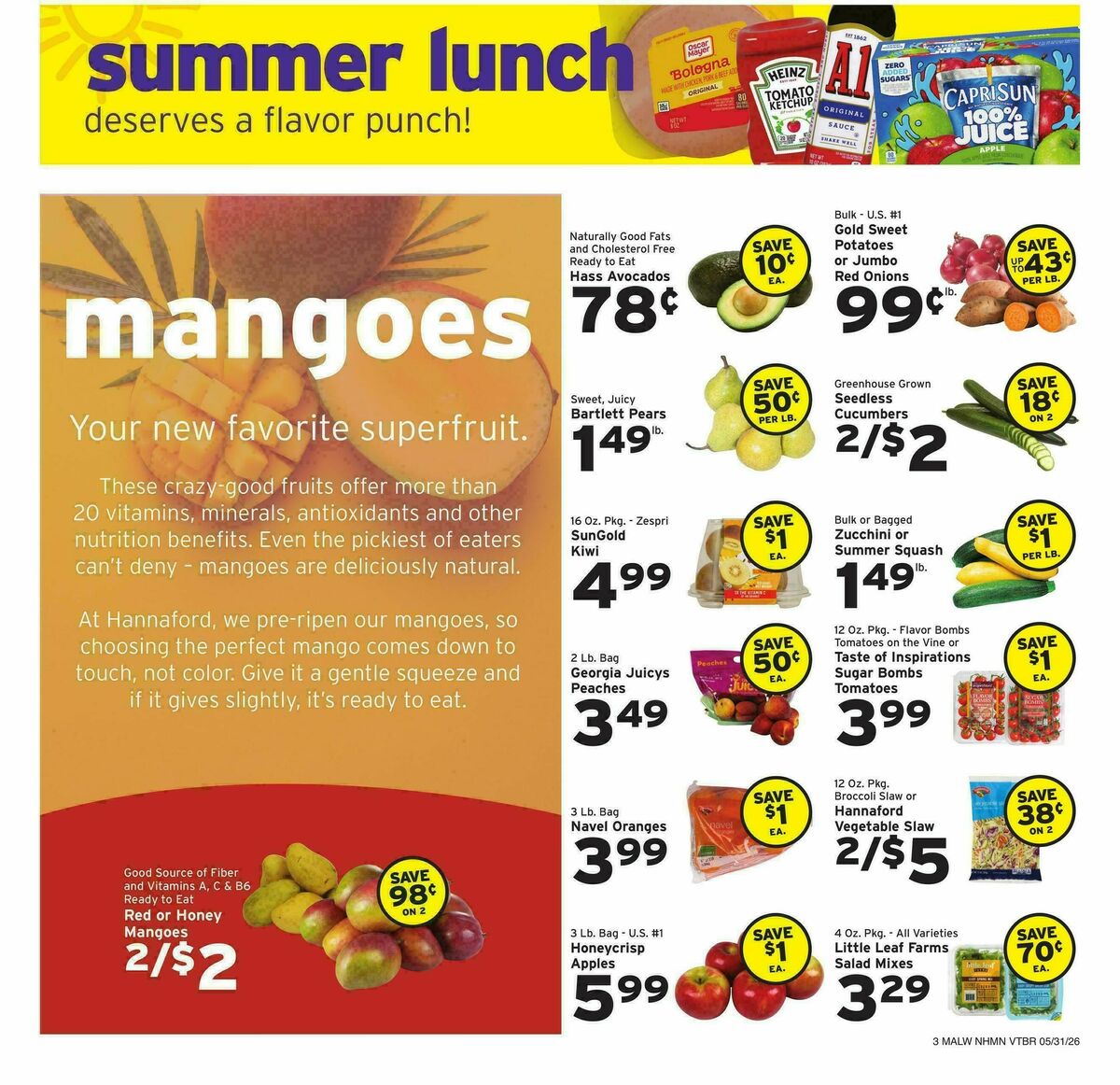 Hannaford Weekly Ad from May 31