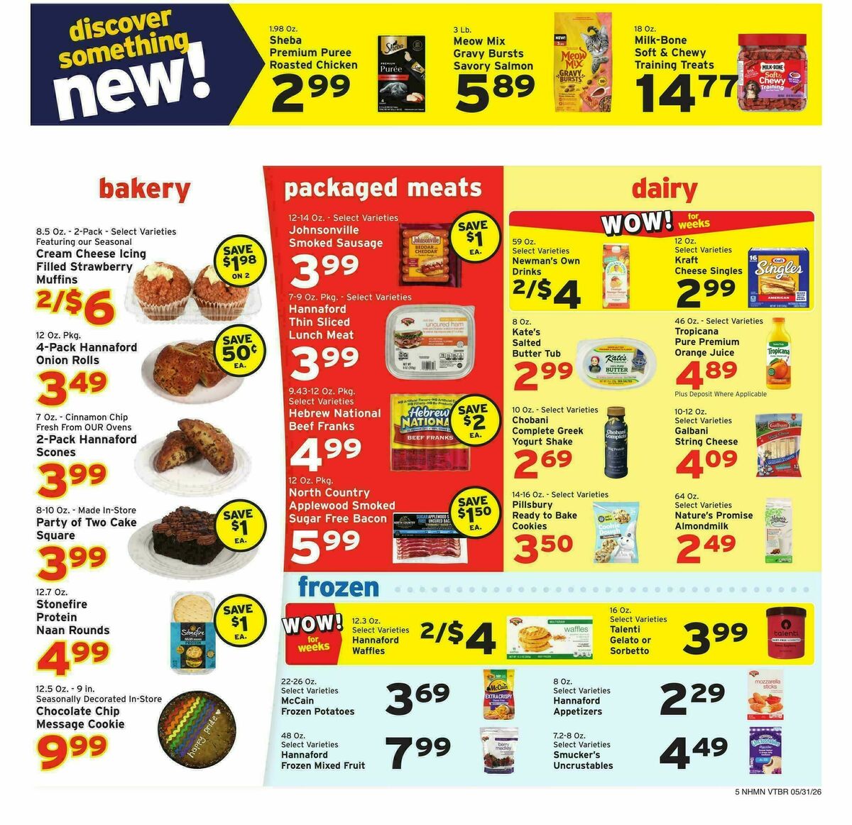 Hannaford Weekly Ad from May 31