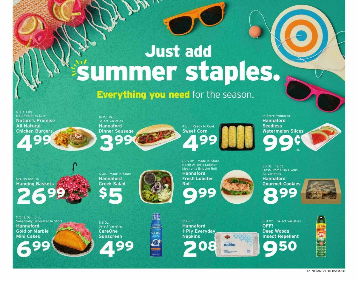 Hannaford Weekly Ad from May 31