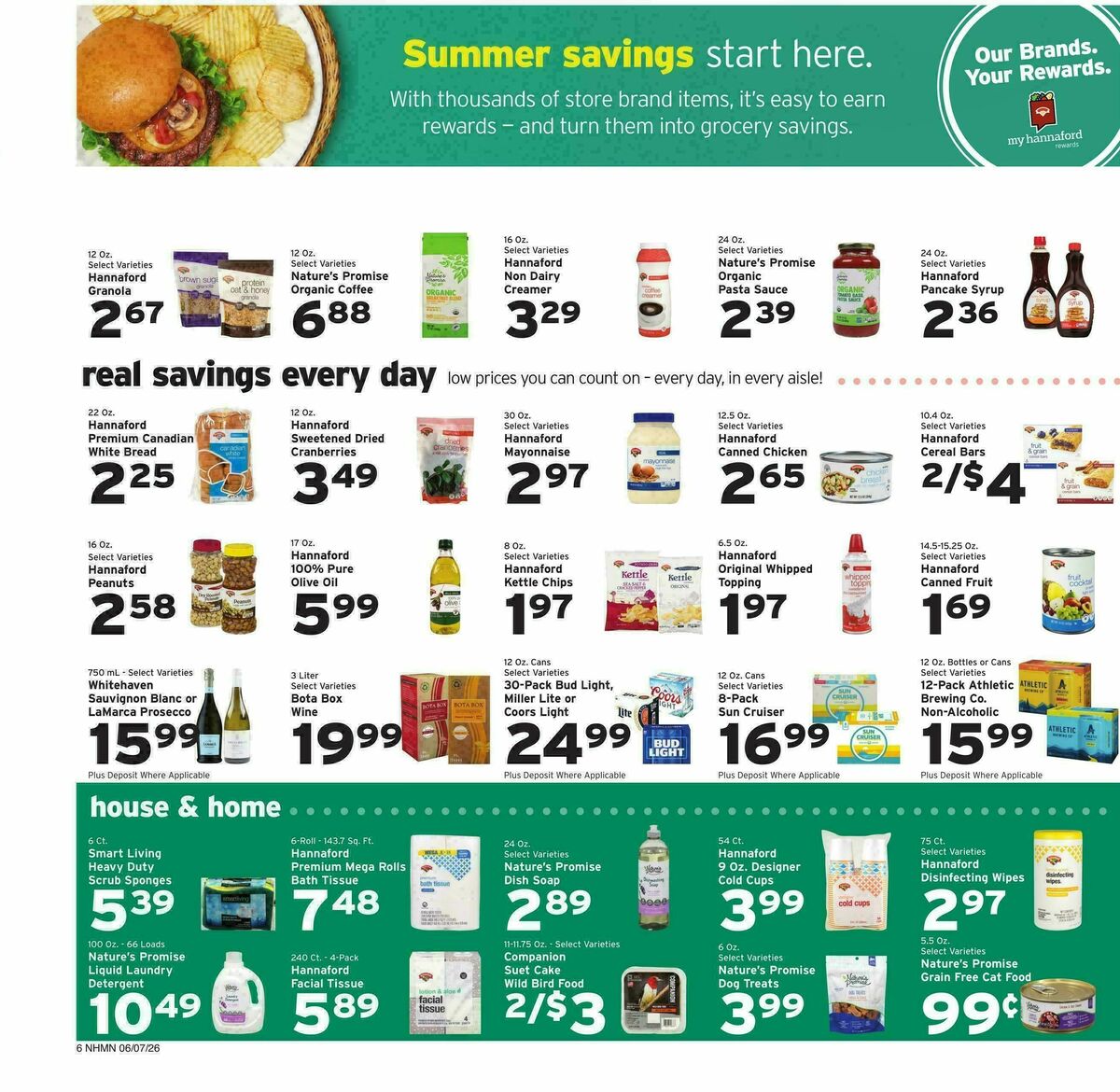 Hannaford Weekly Ad from June 7