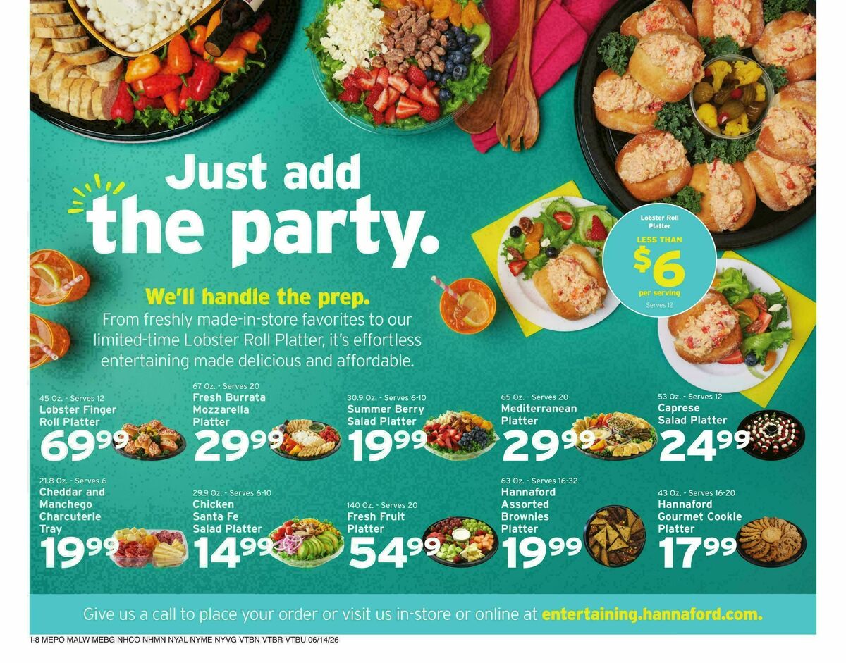 Hannaford Weekly Ad from June 14