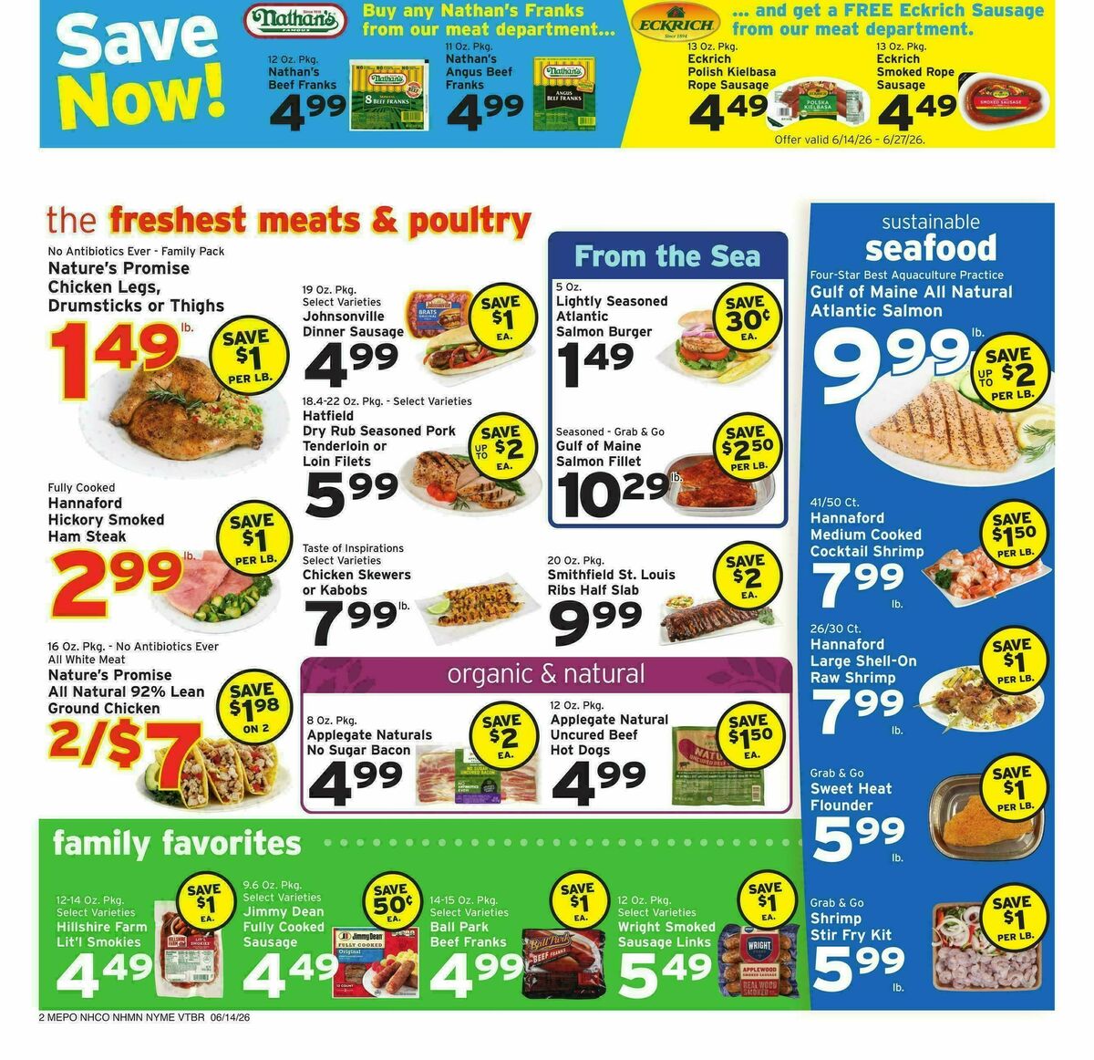 Hannaford Weekly Ad from June 14