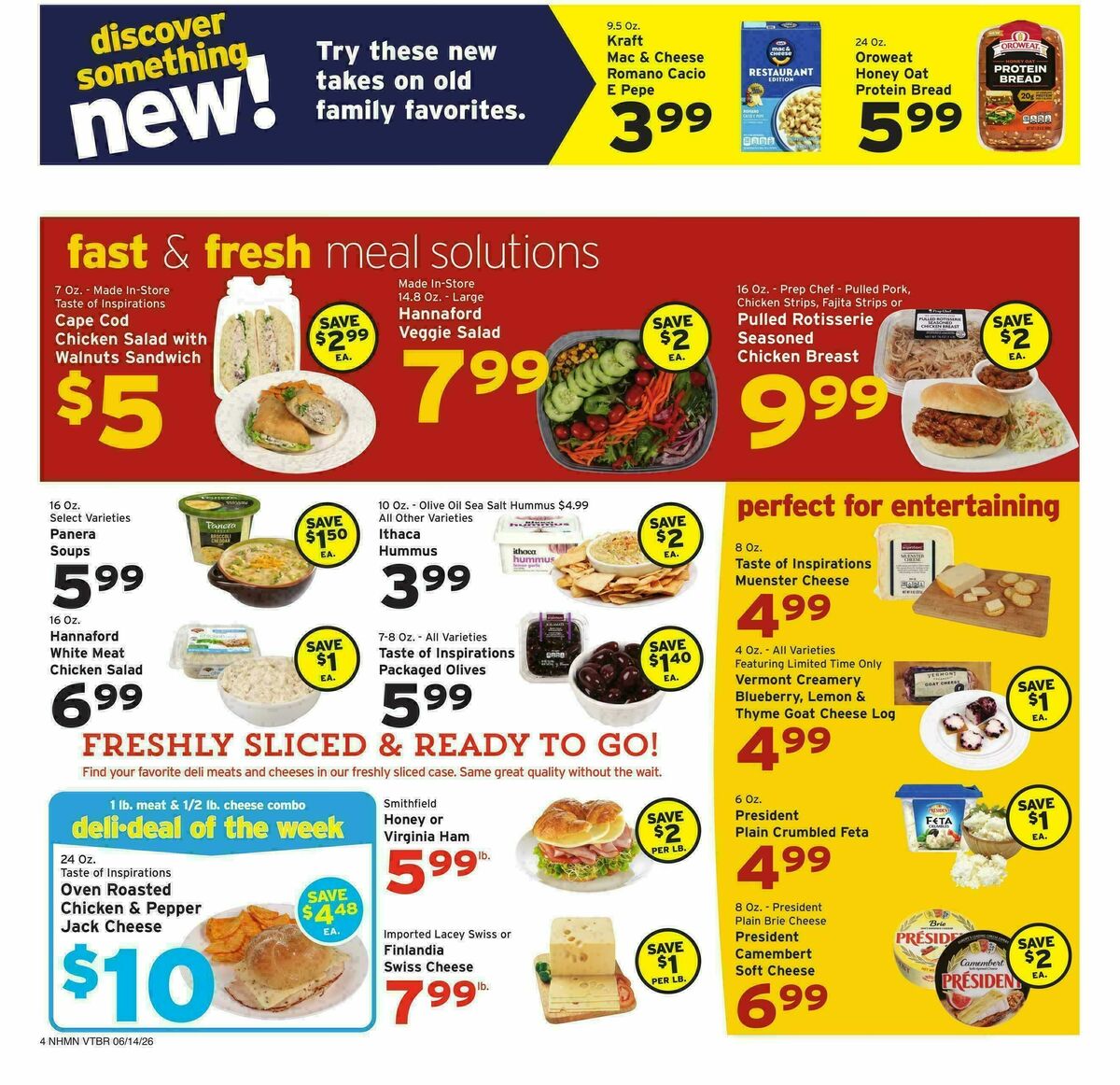 Hannaford Weekly Ad from June 14